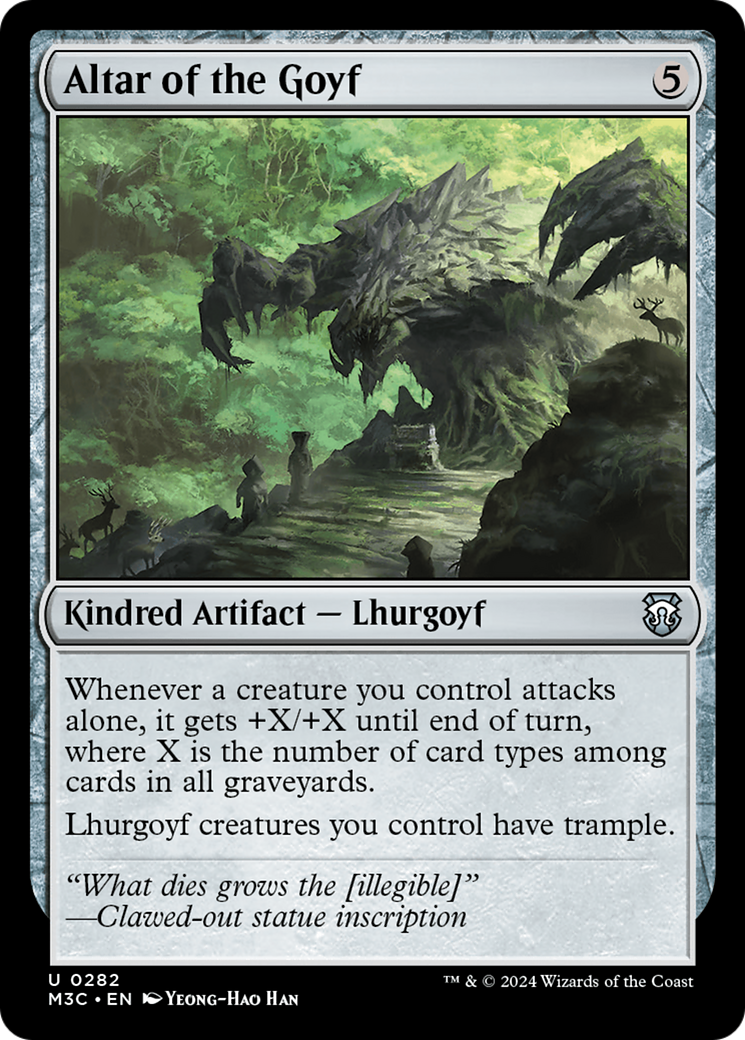 Altar of the Goyf (282) [Modern Horizons 3 Commander] - Deck Out Gaming