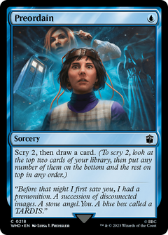 Preordain (218) [Doctor Who] foil - Deck Out Gaming