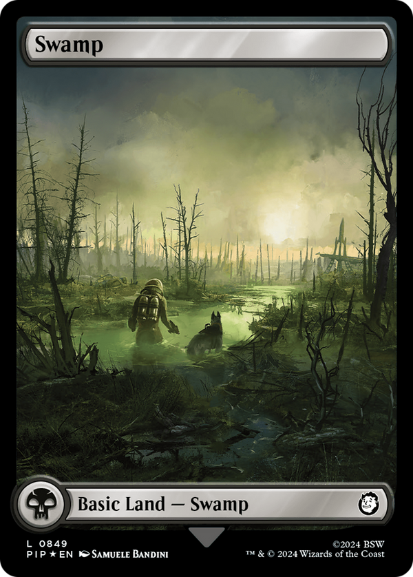 Swamp (0849) (Surge Foil) (849) [Fallout] foil - Deck Out Gaming