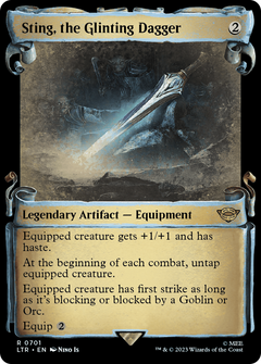 Sting, the Glinting Dagger (Showcase Scrolls) (701) [The Lord of the Rings: Tales of Middle-earth] - Deck Out Gaming