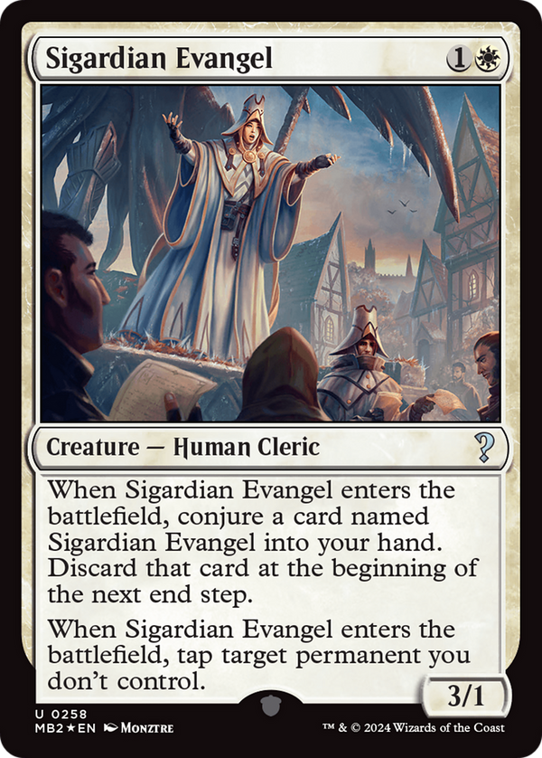 Sigardian Evangel (258) [Mystery Booster 2] foil - Deck Out Gaming