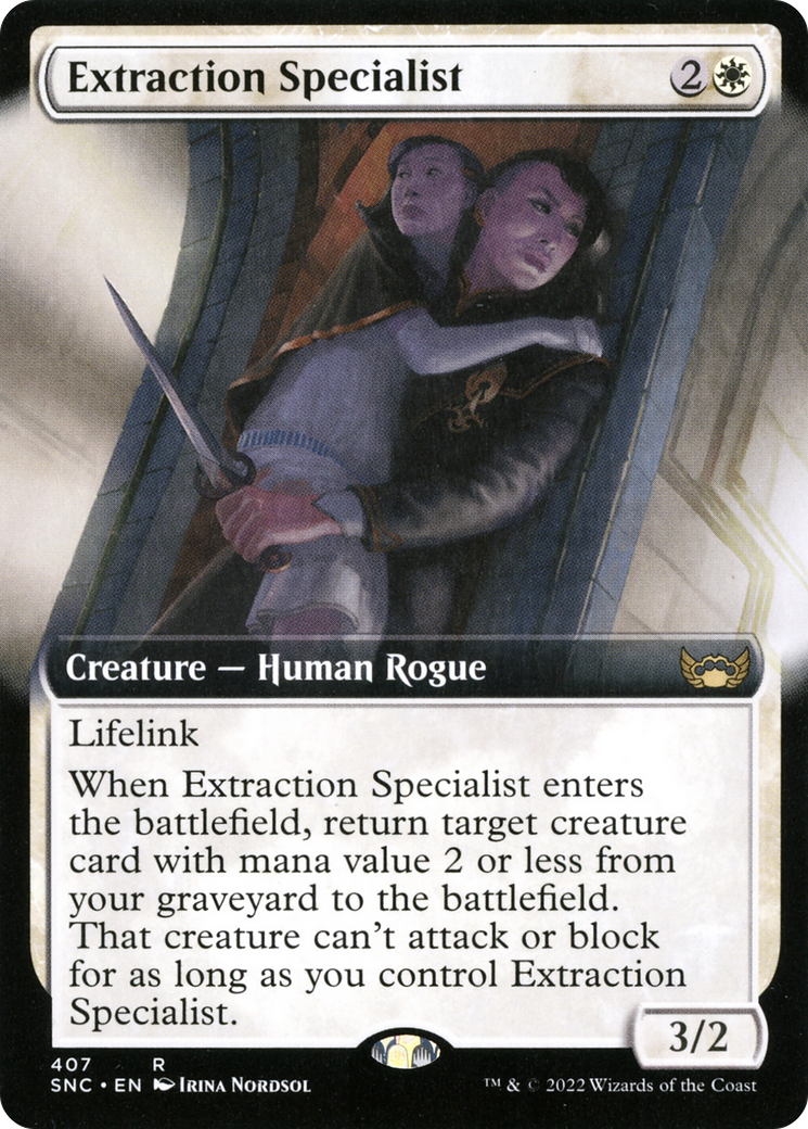Extraction Specialist (Extended Art) (407) [Streets of New Capenna] foil - Deck Out Gaming