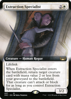 Extraction Specialist (Extended Art) (407) [Streets of New Capenna] foil - Deck Out Gaming