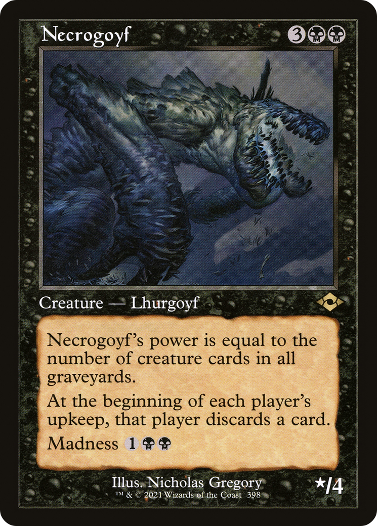 Necrogoyf (Retro Frame) (398) [Modern Horizons 2] - Deck Out Gaming