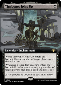 Tinybones Joins Up (Extended Art) (328) [Outlaws of Thunder Junction] foil - Deck Out Gaming