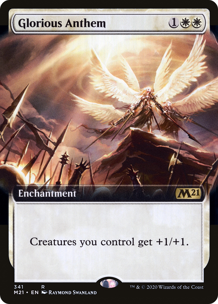 Glorious Anthem (Extended Art) (341) [Core Set 2021] foil - Deck Out Gaming
