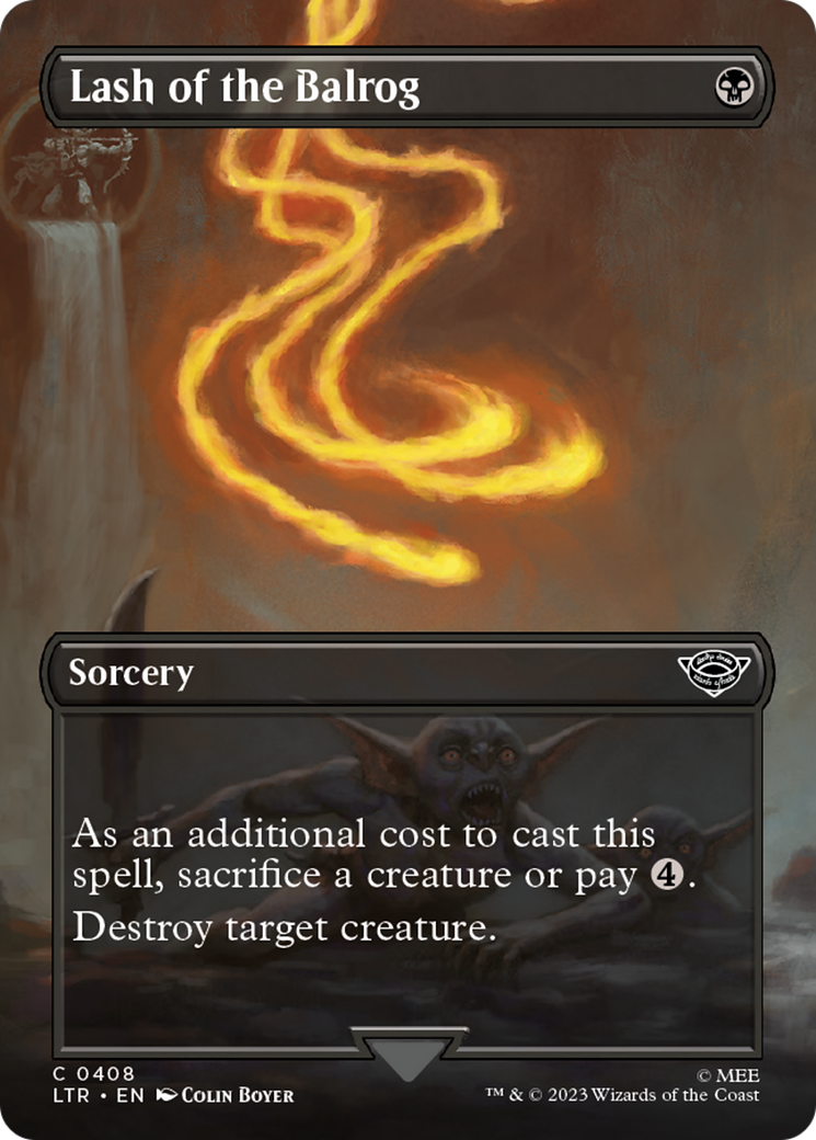 Lash of the Balrog (Borderless) (408) [The Lord of the Rings: Tales of Middle-earth] - Deck Out Gaming