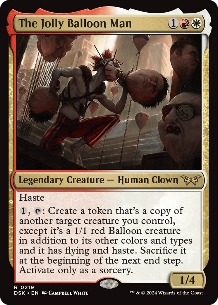 The Jolly Balloon Man (219) [Duskmourn: House of Horror] foil - Deck Out Gaming