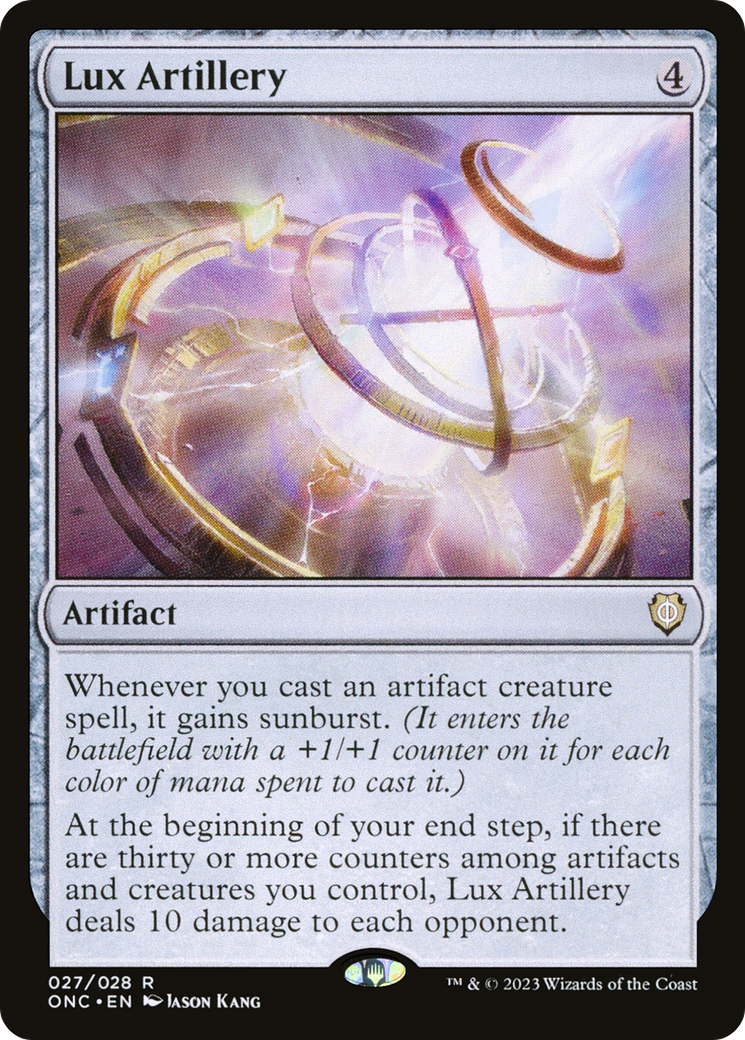 Lux Artillery (27) [Phyrexia: All Will Be One Commander] foil - Deck Out Gaming