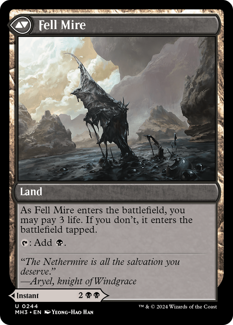 Fell the Profane (244) [Modern Horizons 3] foil - Deck Out Gaming