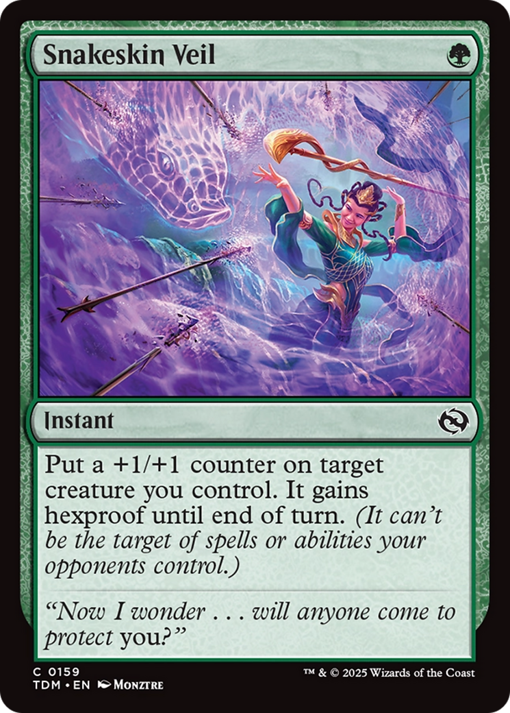 Snakeskin Veil (159) [Tarkir: Dragonstorm] foil - Deck Out Gaming