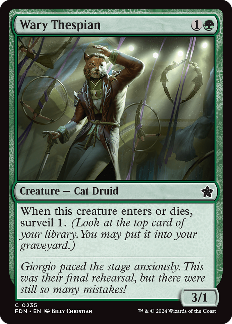 Wary Thespian (235) [Foundations] - Deck Out Gaming
