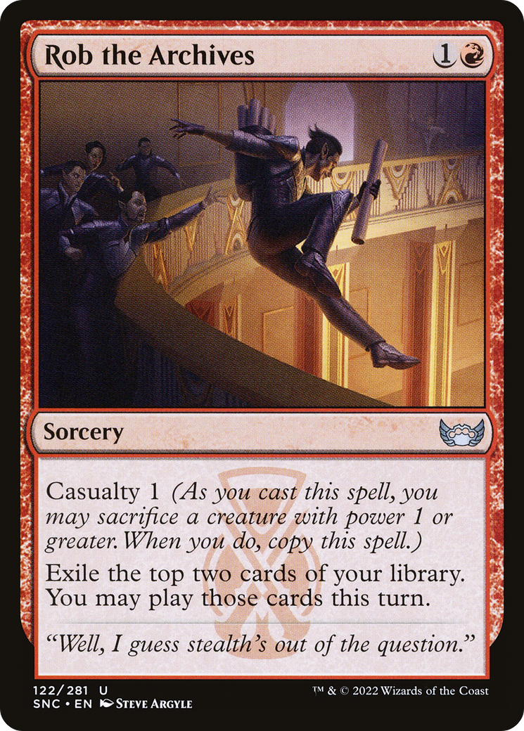 Rob the Archives (122) [Streets of New Capenna] foil - Deck Out Gaming