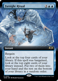 Farsight Ritual (Extended Art) (332) [Wilds of Eldraine] foil - Deck Out Gaming