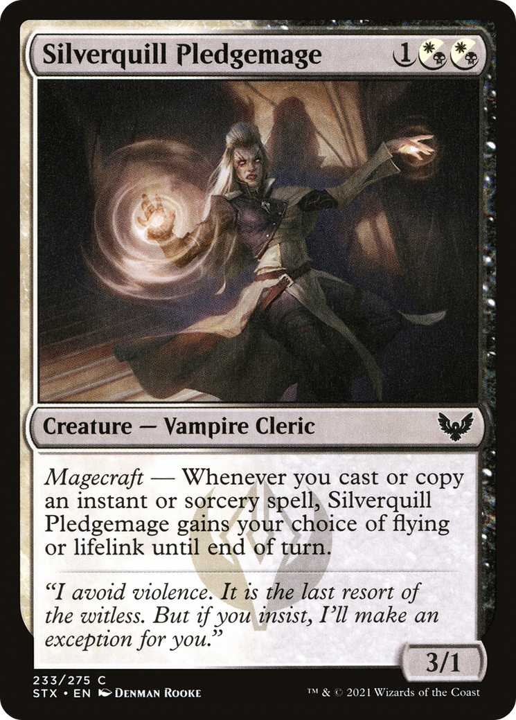 Silverquill Pledgemage (233) [Strixhaven: School of Mages] - Deck Out Gaming