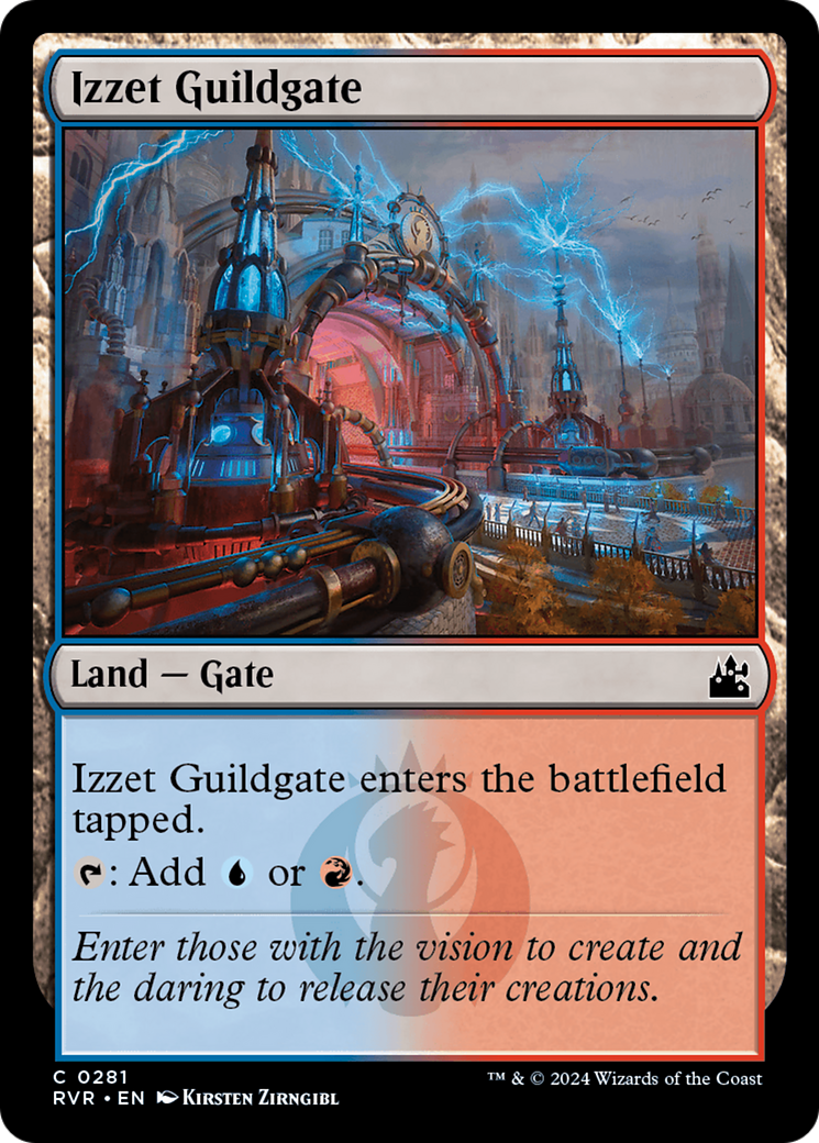 Izzet Guildgate (281) [Ravnica Remastered] foil - Deck Out Gaming