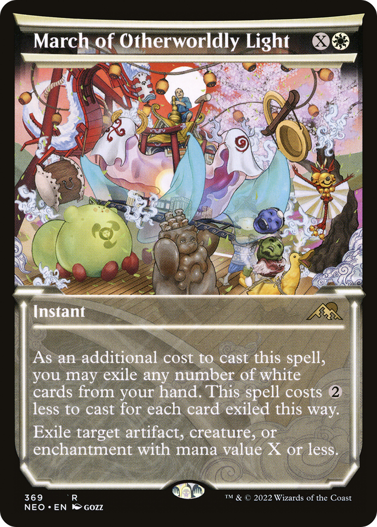 March of Otherworldly Light (Showcase) (369) [Kamigawa: Neon Dynasty] - Deck Out Gaming