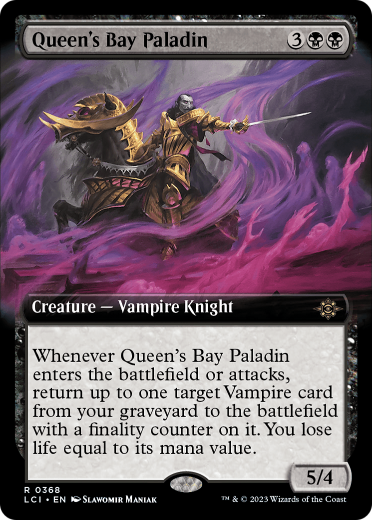Queen's Bay Paladin (Extended Art) (368) [The Lost Caverns of Ixalan] foil - Deck Out Gaming