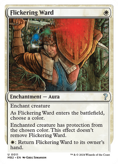 Flickering Ward (White Border) (11) [Mystery Booster 2] - Deck Out Gaming