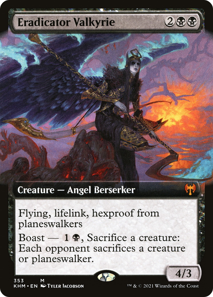 Eradicator Valkyrie (Extended Art) (353) [Kaldheim] - Deck Out Gaming