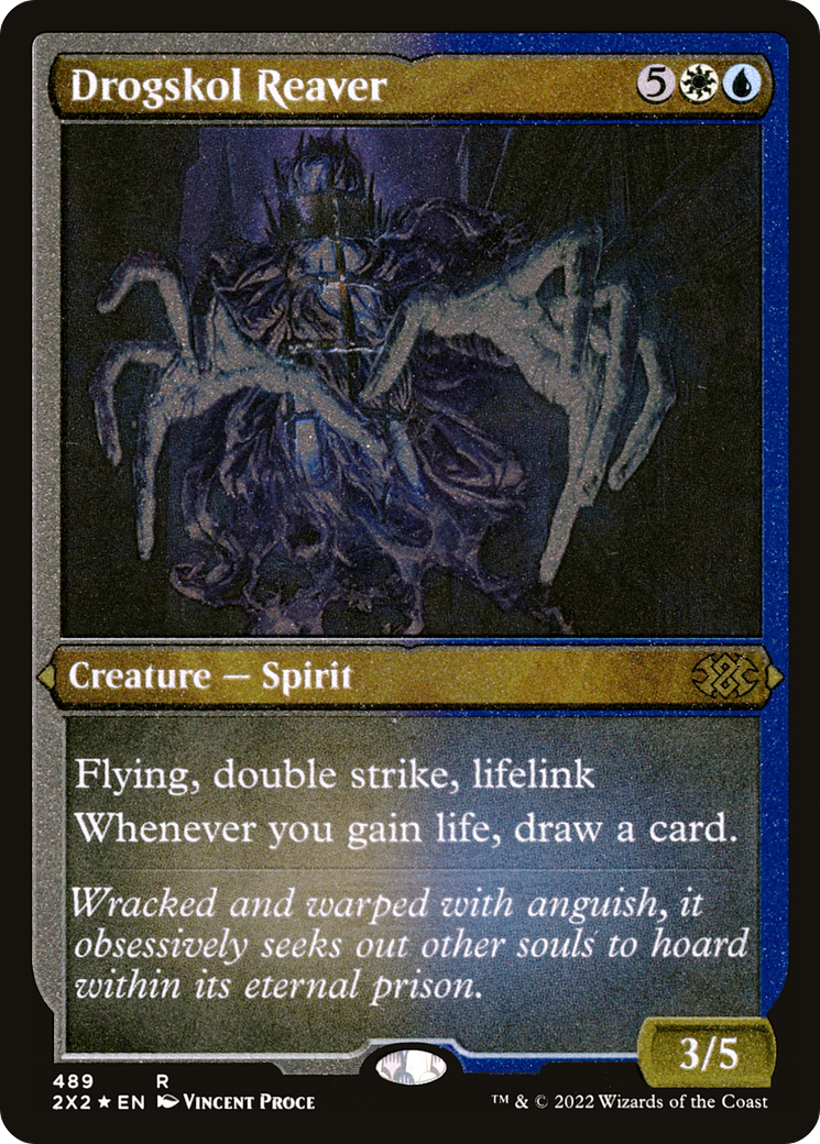 Drogskol Reaver (Foil Etched) (489) [Double Masters 2022] foil - Deck Out Gaming