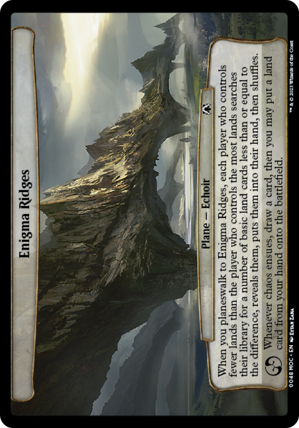 Enigma Ridges (48) [March of the Machine Commander] - Deck Out Gaming