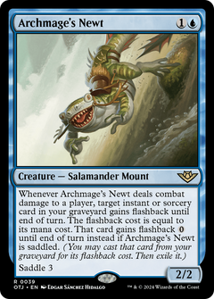 Archmage's Newt (39) [Outlaws of Thunder Junction] - Deck Out Gaming
