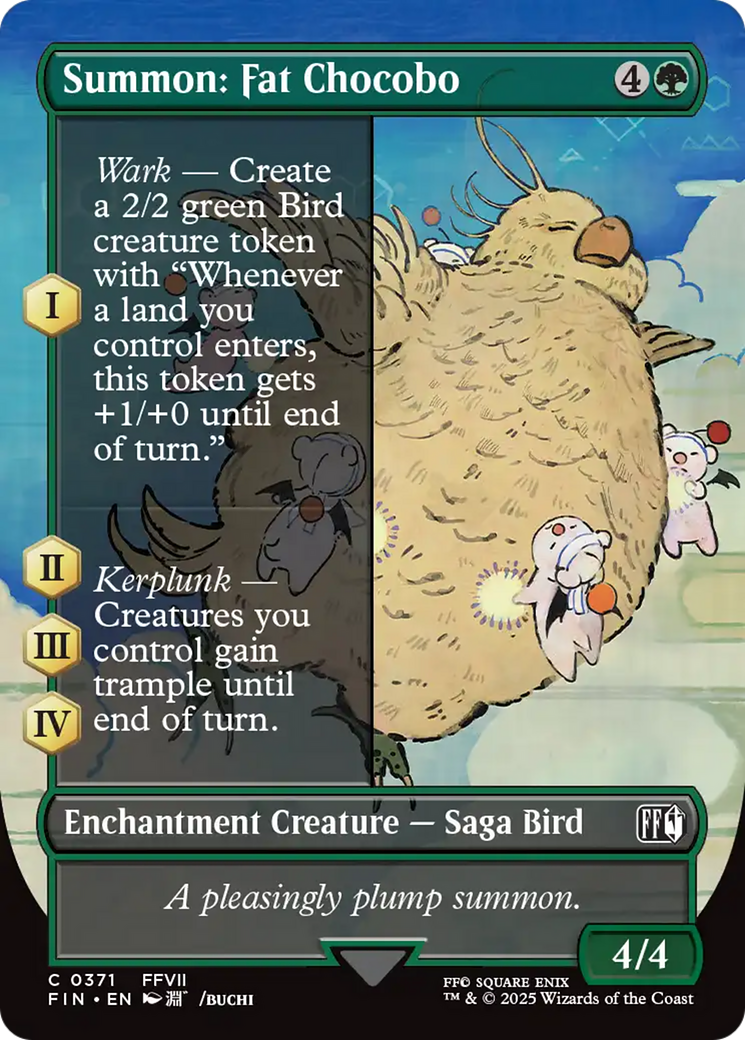 Summon: Fat Chocobo (371) [FINAL FANTASY] foil - Deck Out Gaming