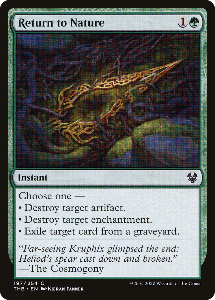 Return to Nature (197) [Theros Beyond Death] foil - Deck Out Gaming