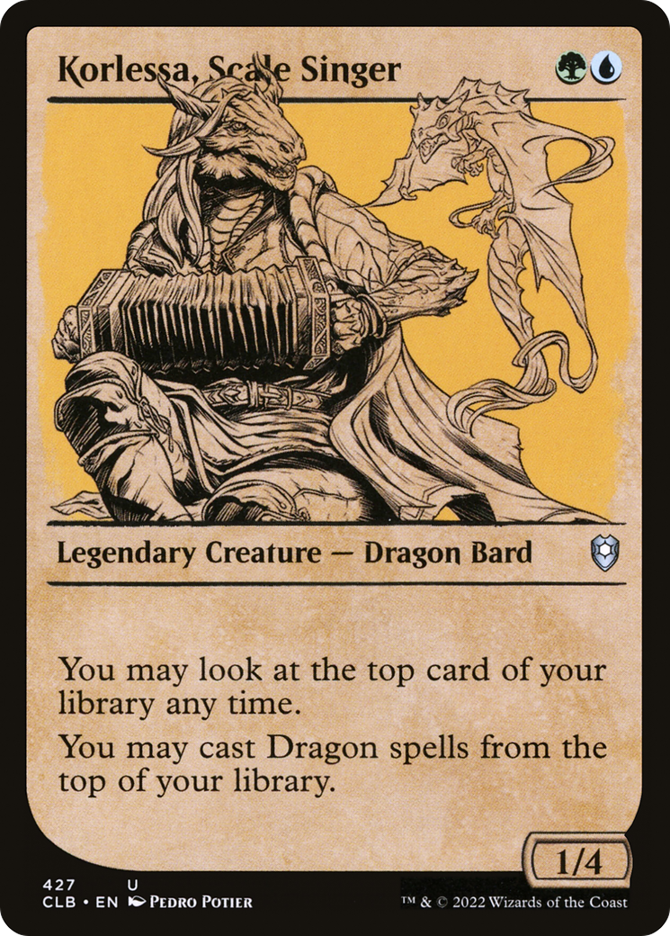 Korlessa, Scale Singer (Showcase) (427) [Commander Legends: Battle for Baldur's Gate] - Deck Out Gaming