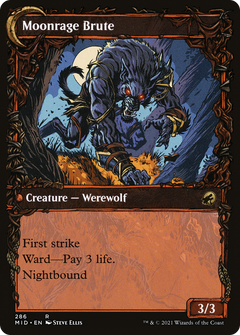 Brutal Cathar // Moonrage Brute (286) [Innistrad: Midnight Hunt] - Deck Out Gaming