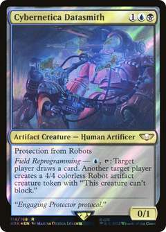 Cybernetica Datasmith (Surge Foil) (114) [Warhammer 40,000 Commander] foil - Deck Out Gaming
