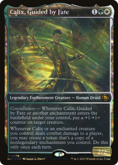 Calix, Guided by Fate (Halo Foil) (206) [March of the Machine: The Aftermath] foil - Deck Out Gaming
