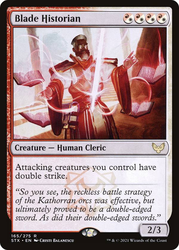 Blade Historian (165) [Strixhaven: School of Mages] foil - Deck Out Gaming