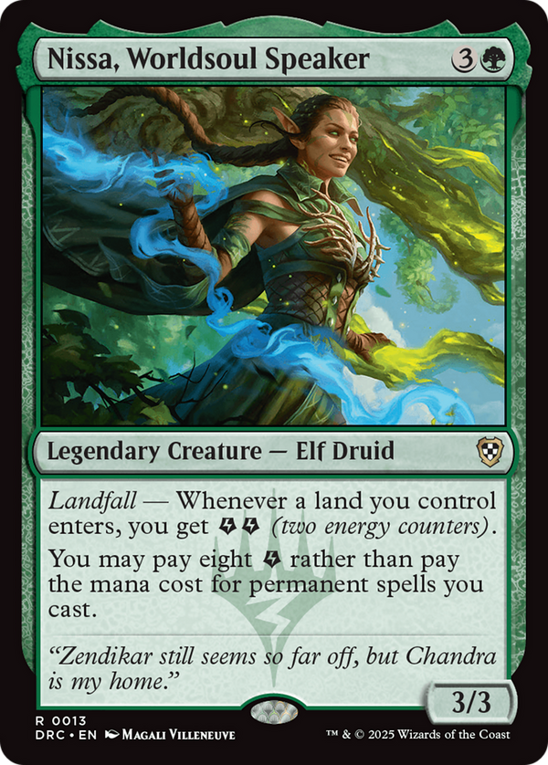 Nissa, Worldsoul Speaker (13) [Commander: Aetherdrift] - Deck Out Gaming