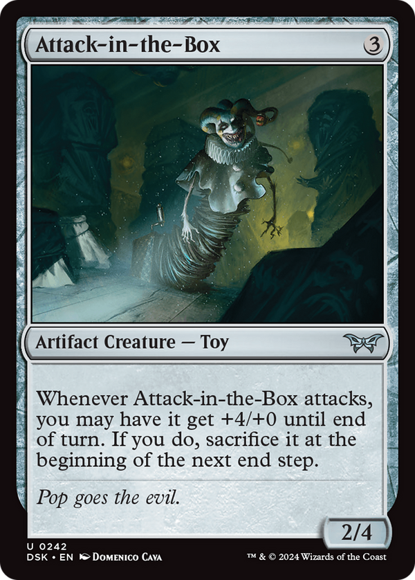 Attack-in-the-Box (242) [Duskmourn: House of Horror] foil - Deck Out Gaming