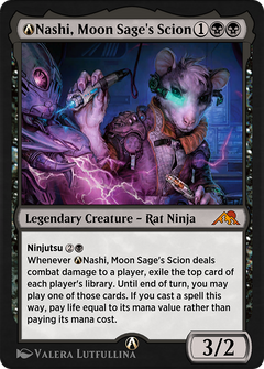 A-Nashi, Moon Sage's Scion (A-114) [Kamigawa: Neon Dynasty] - Deck Out Gaming