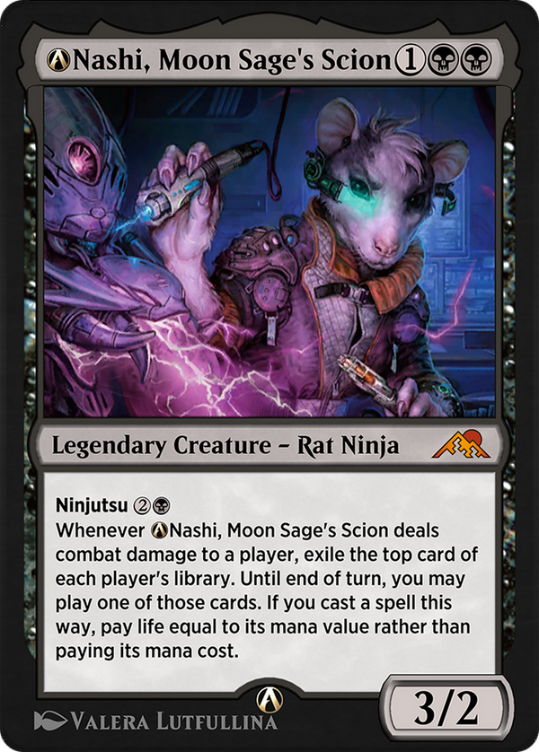 A-Nashi, Moon Sage's Scion (A-114) [Kamigawa: Neon Dynasty] - Deck Out Gaming
