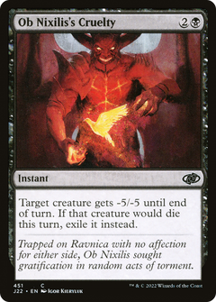 Ob Nixilis's Cruelty (451) [Jumpstart 2022] - Deck Out Gaming