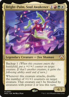 Bright-Palm, Soul Awakener (1) [March of the Machine Commander] foil - Deck Out Gaming