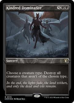 Kindred Dominance (515) [Commander Masters] etched - Deck Out Gaming