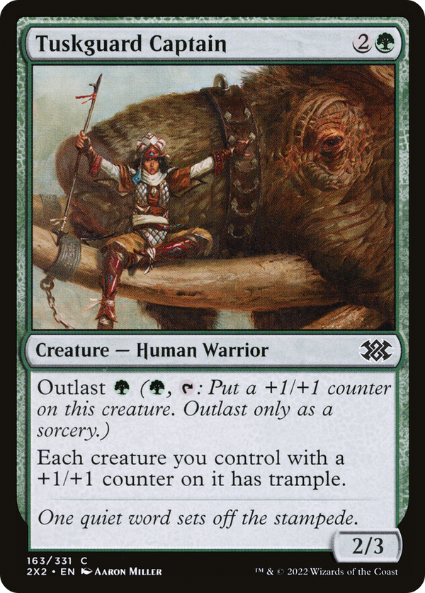 Tuskguard Captain (163) [Double Masters 2022] - Deck Out Gaming