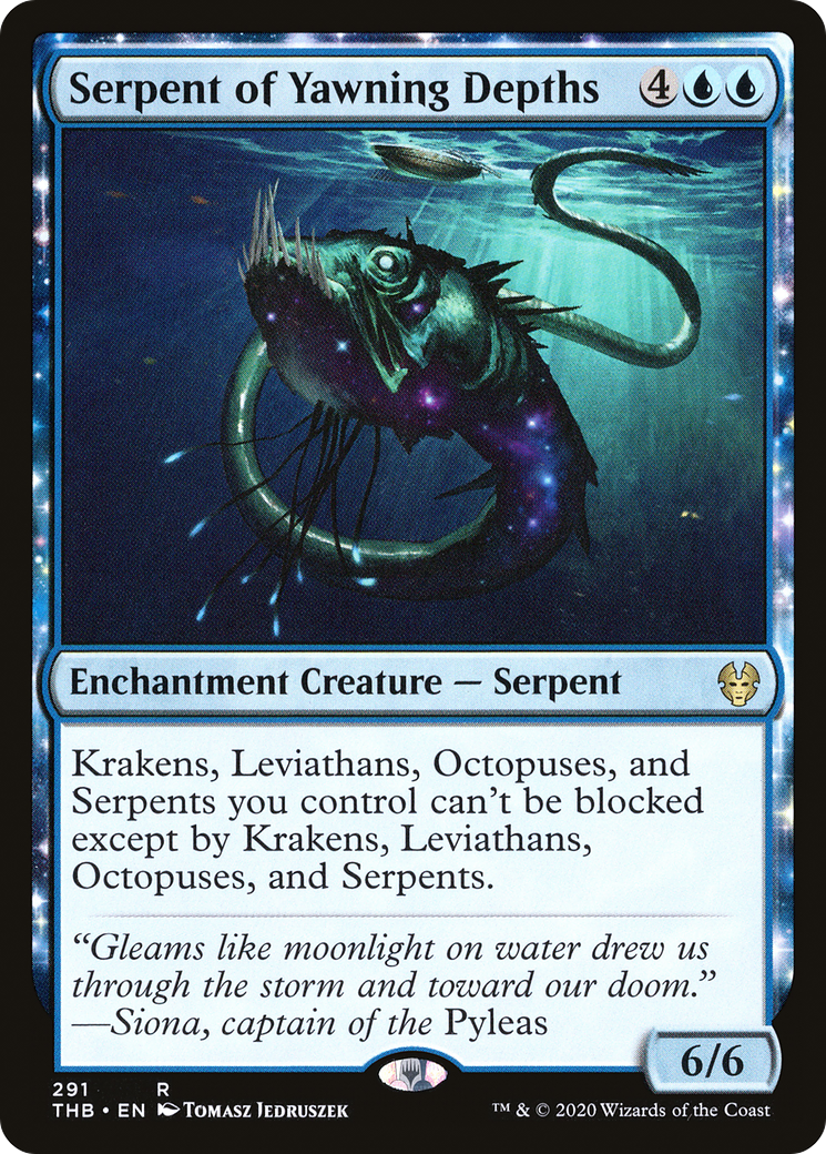 Serpent of Yawning Depths (291) [Theros Beyond Death] - Deck Out Gaming