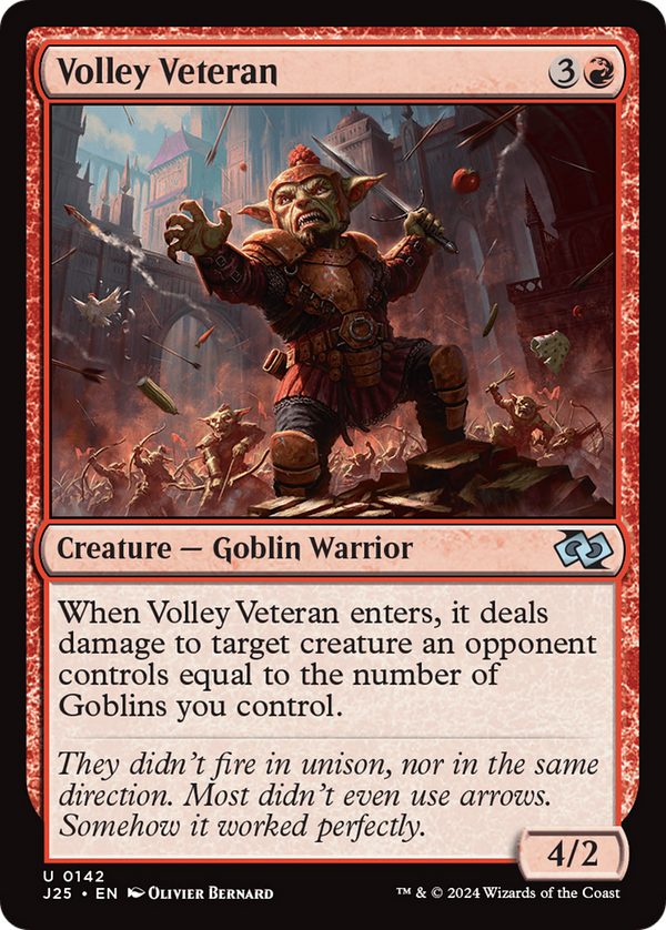 Volley Veteran (142) [Foundations Jumpstart] - Deck Out Gaming
