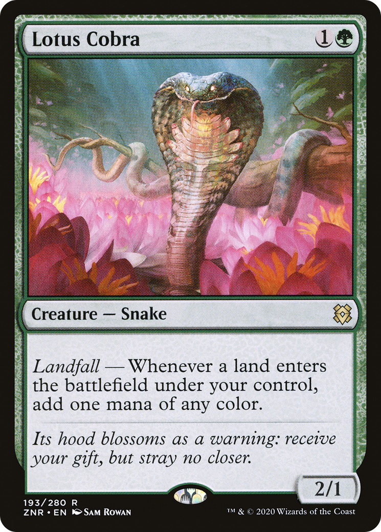 Lotus Cobra (193) [Zendikar Rising] foil - Deck Out Gaming