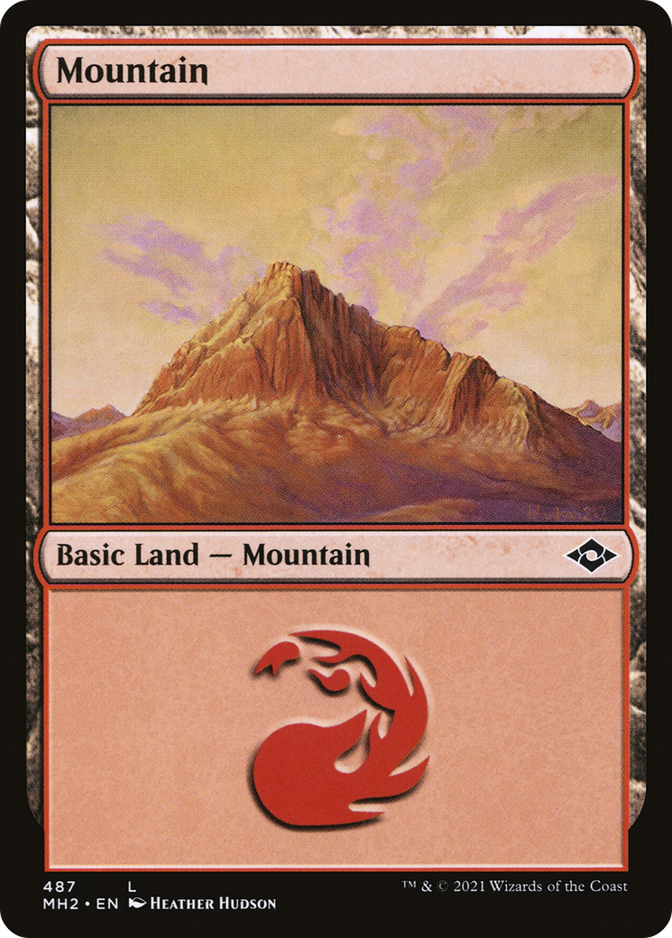 Mountain (487) (487) [Modern Horizons 2] foil - Deck Out Gaming