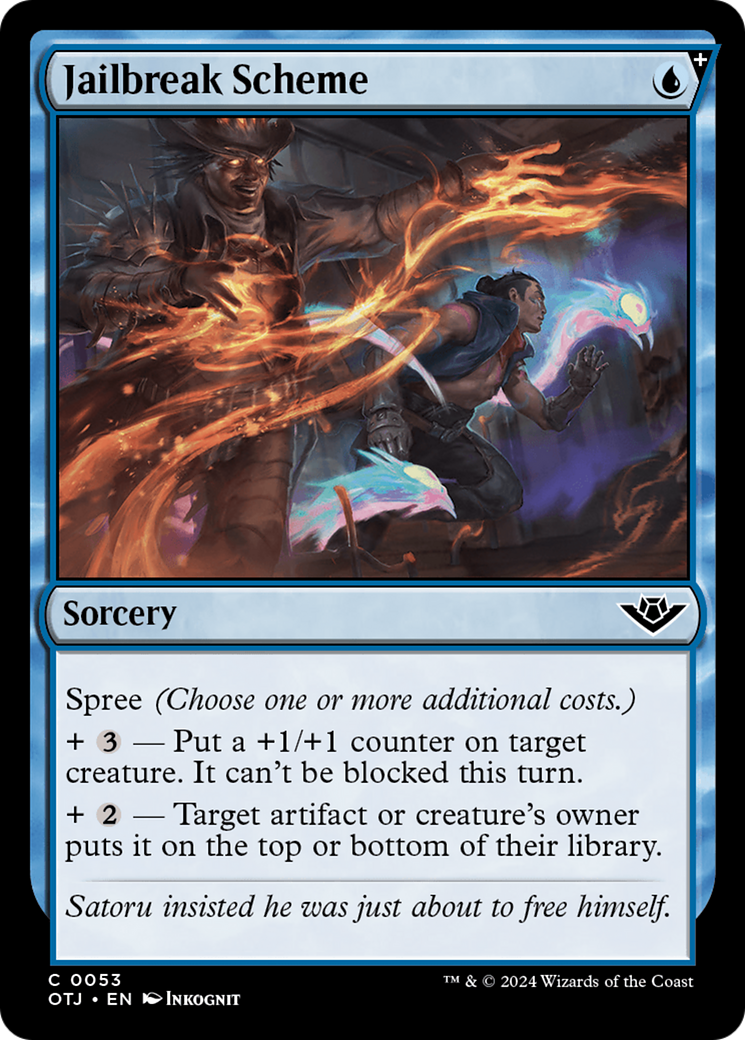 Jailbreak Scheme (53) [Outlaws of Thunder Junction] foil - Deck Out Gaming