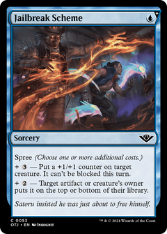 Jailbreak Scheme (53) [Outlaws of Thunder Junction] foil - Deck Out Gaming