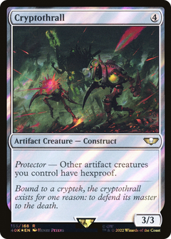 Cryptothrall (Surge Foil) (155) [Warhammer 40,000 Commander] foil - Deck Out Gaming