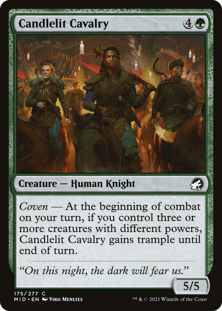 Candlelit Cavalry (175) [Innistrad: Midnight Hunt] - Deck Out Gaming